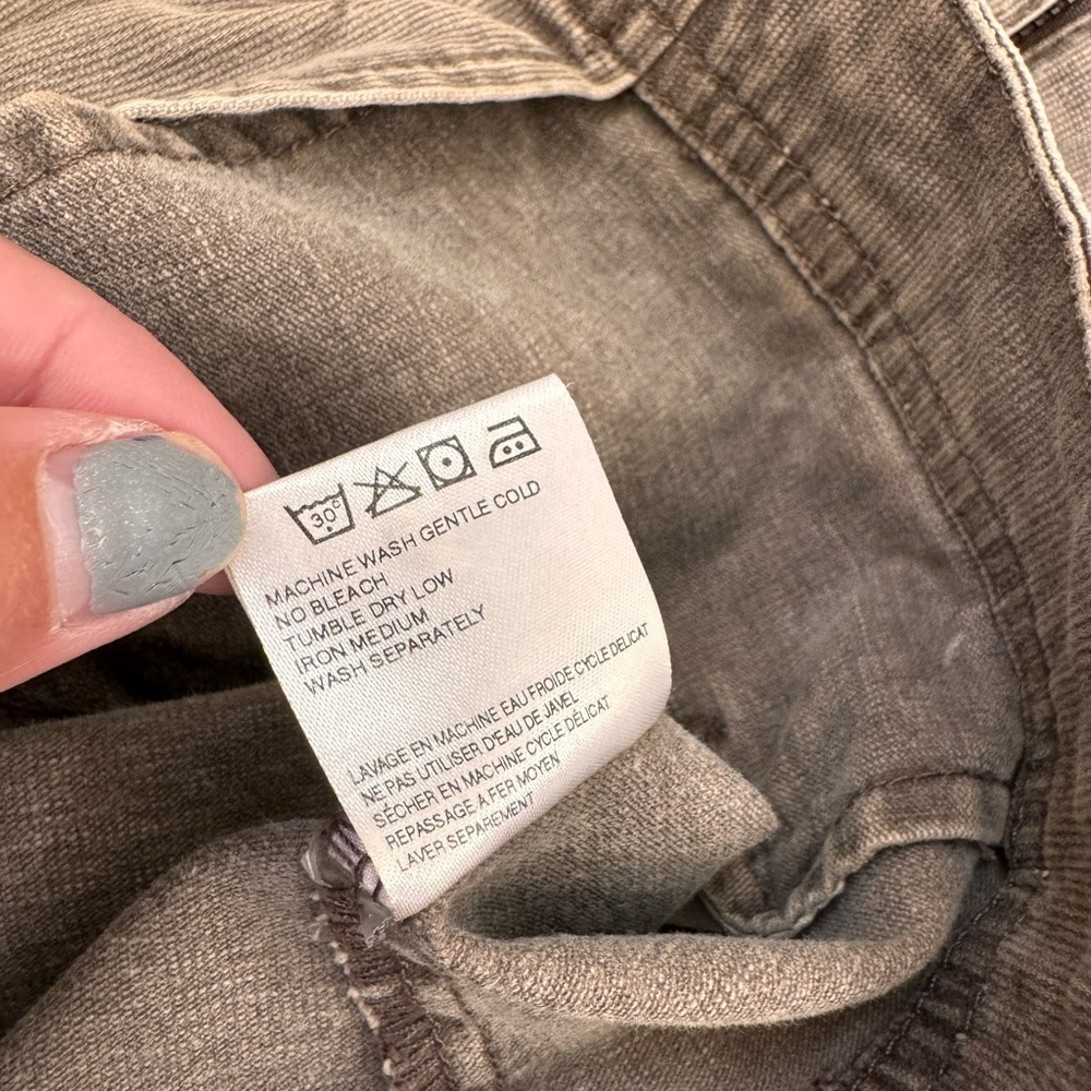 Fox Classic Racing Jean Jacket crop Frosty Taupe Medium two way zip - Picture 16 of 16